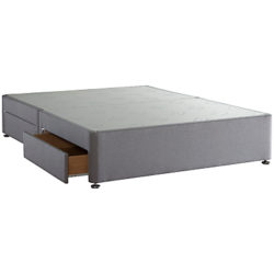 Sealy Posturepedic 4 Drawer Divan Storage Bed, Double
